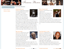Tablet Screenshot of famousboxers.org